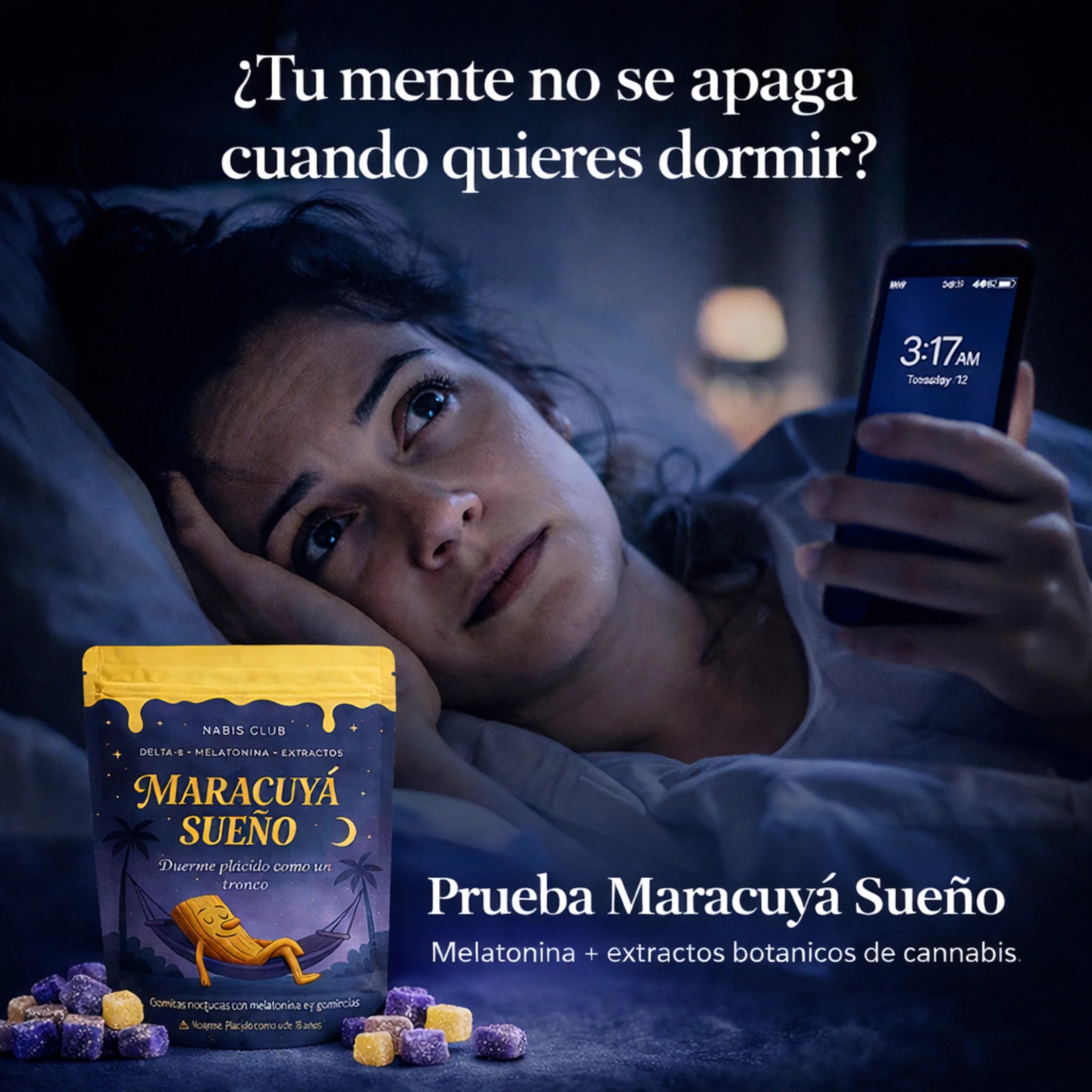 A dormir como un tronco. Efecto en 45 min.