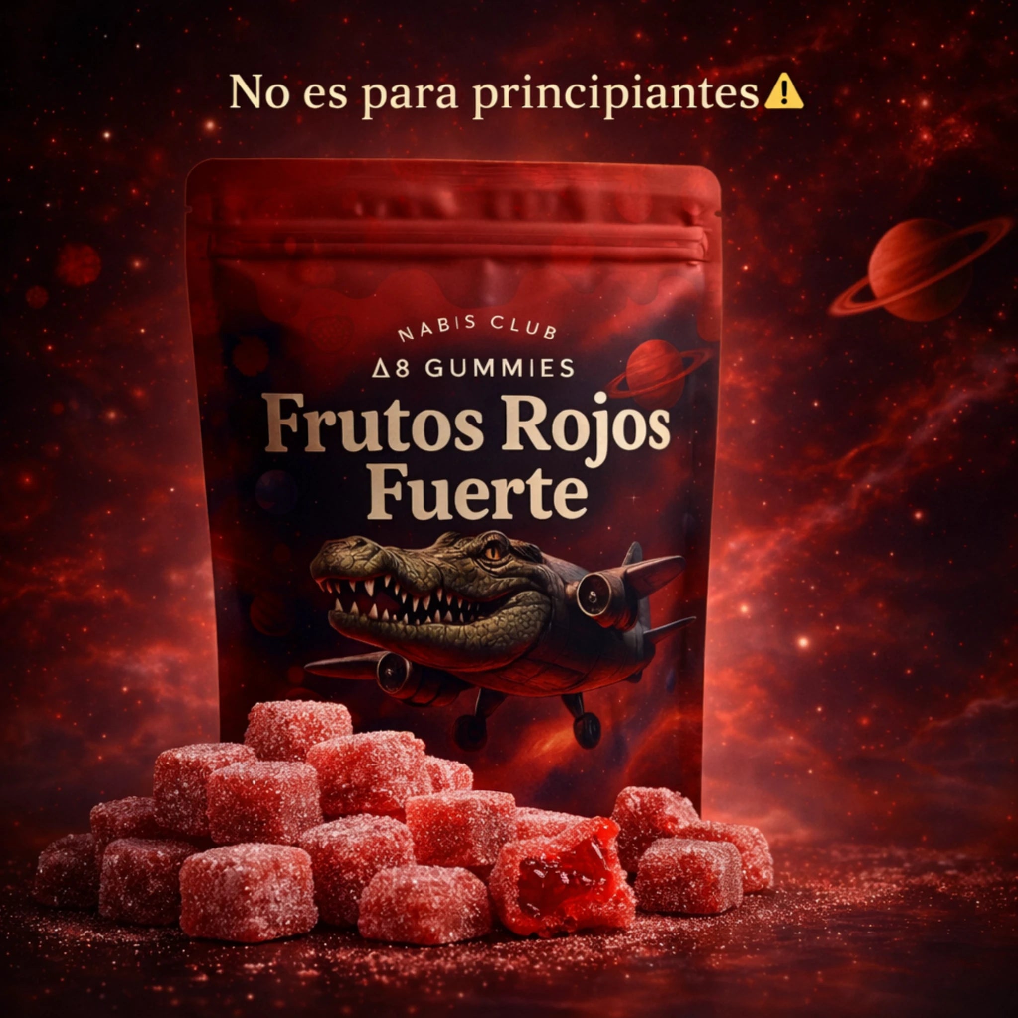 No es para principiantes, sabor frutos rojos para una experiencia galactica.